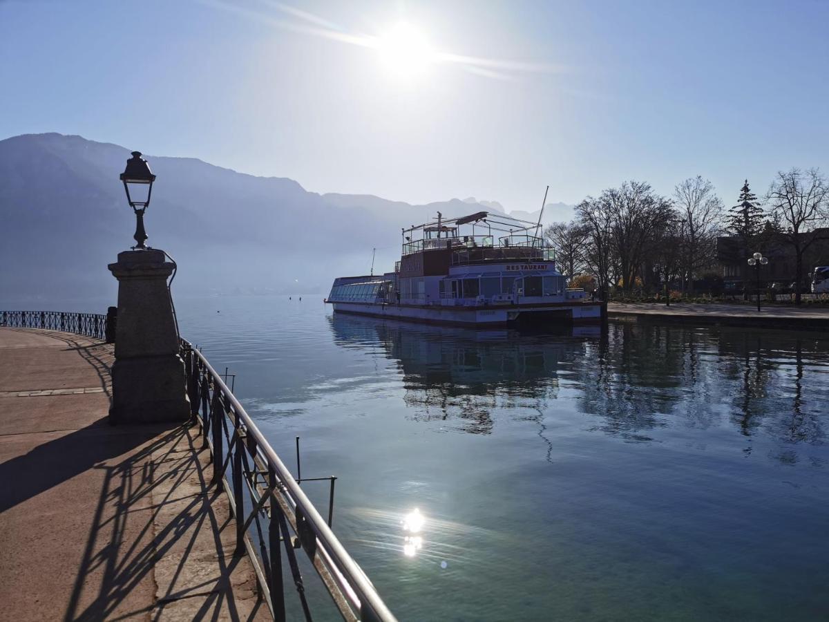 Lac Annecy Plage Privee, Duplex Baie Des Voiles ดูแอ็งต์ ภายนอก รูปภาพ