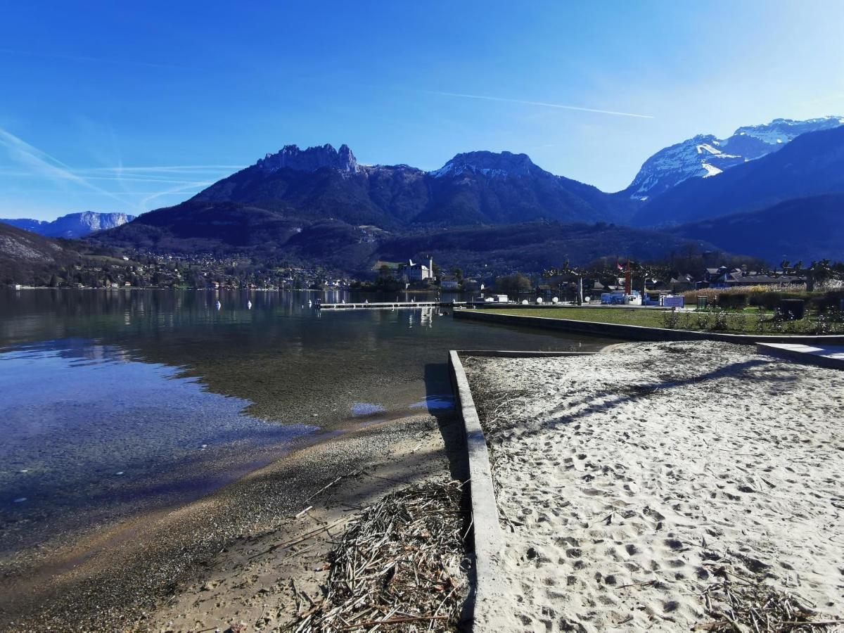 Lac Annecy Plage Privee, Duplex Baie Des Voiles ดูแอ็งต์ ภายนอก รูปภาพ
